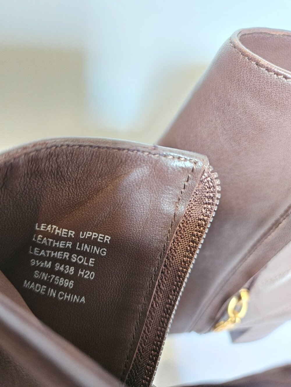 TORY BURCH MINI BENTON QUILTED BROWN LEATHER ANKLE BOOTS - Picture 7 of 8